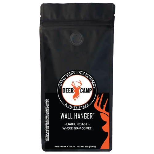 DEER CAMP® Coffee Wall Hanger™ Dark Roast: 8 oz. / Ground / REGULAR