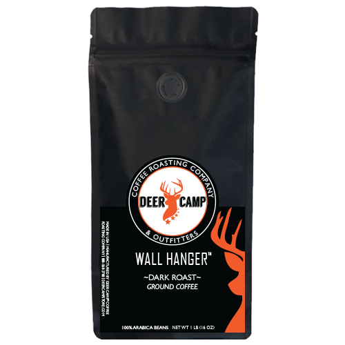 DEER CAMP® Coffee Wall Hanger™ Dark Roast: 8 oz. / Ground / REGULAR